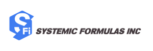 Systemic Formulas Inc logo showcasing nutritional and wellness innovations